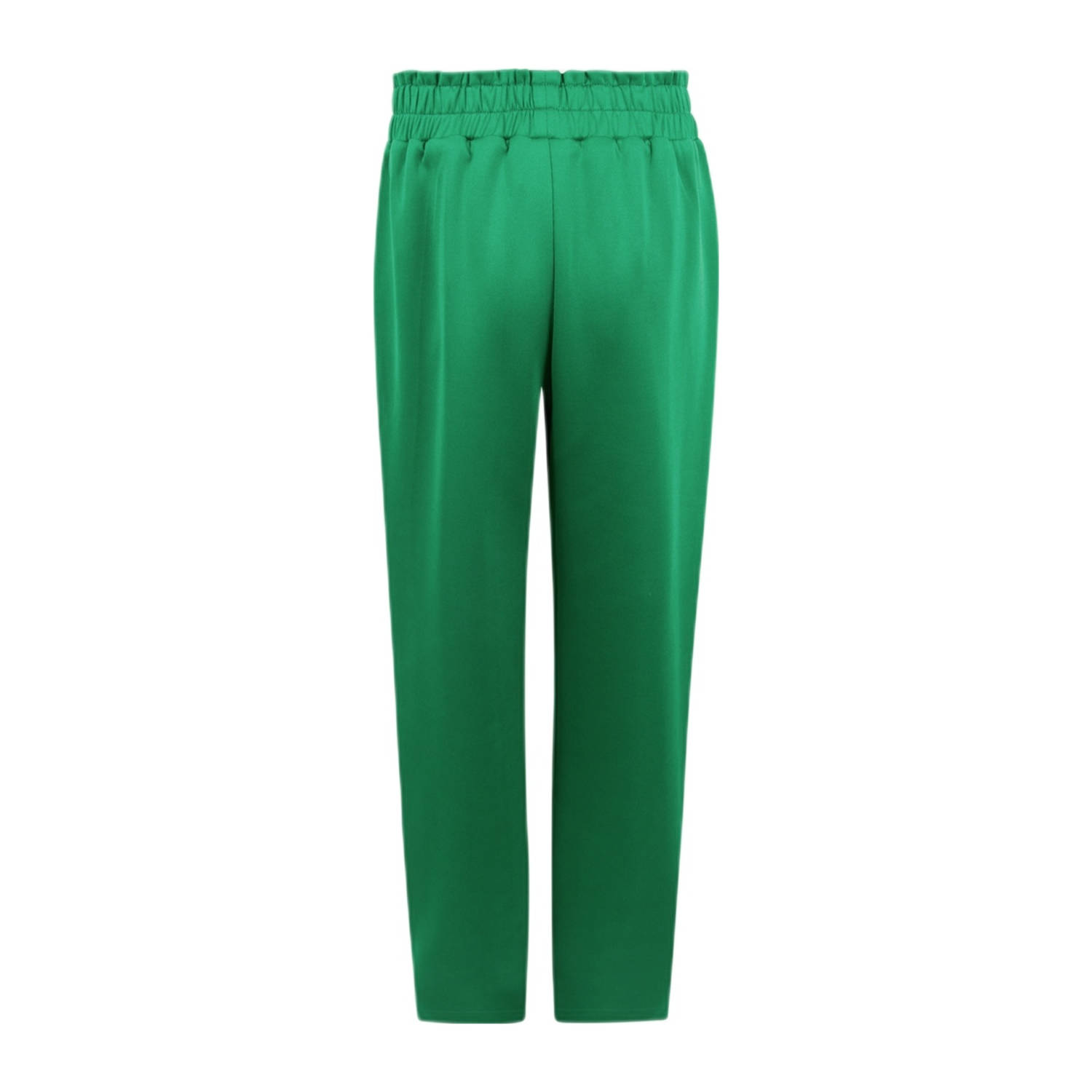 Shoeby wide leg casual broek groen