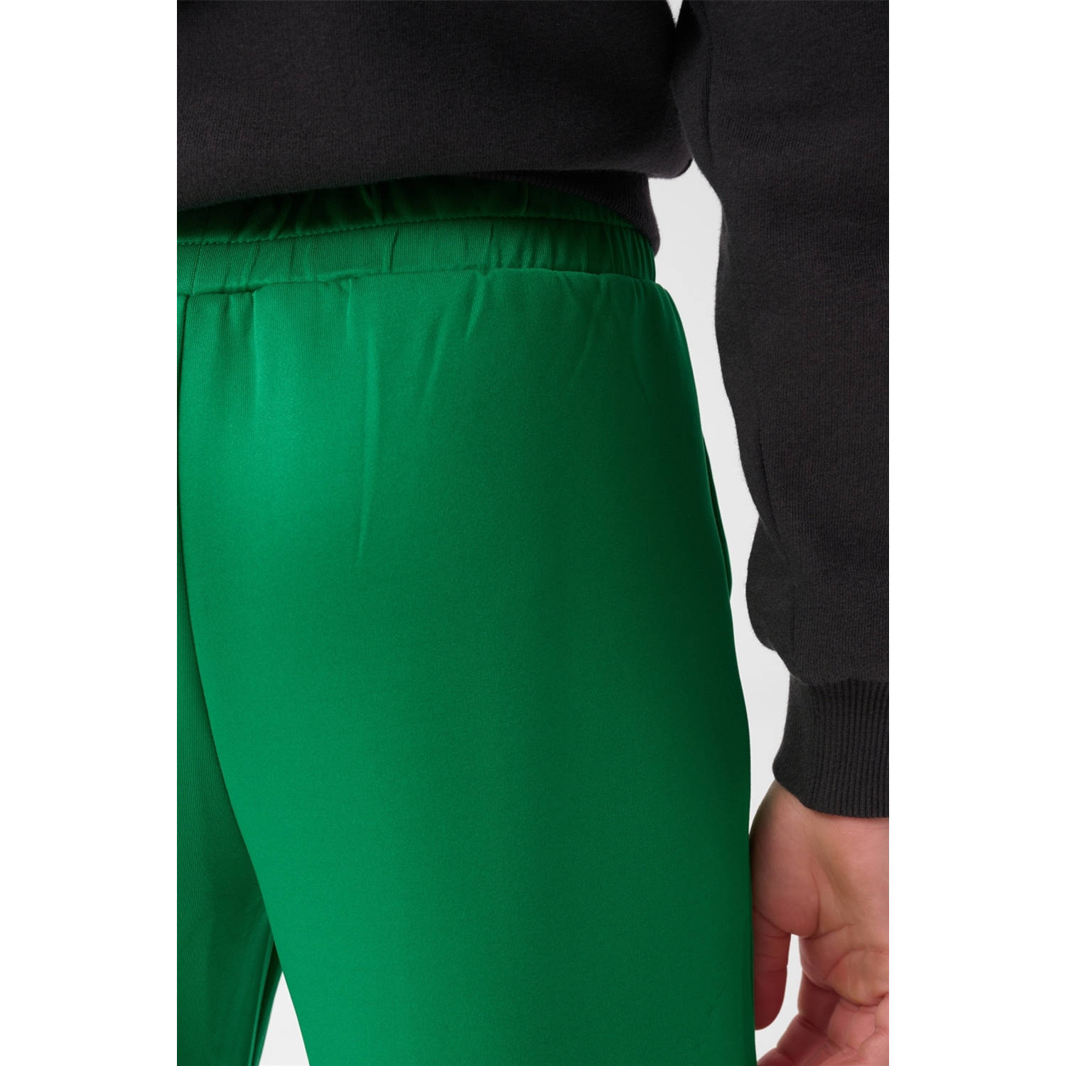 Shoeby wide leg casual broek groen
