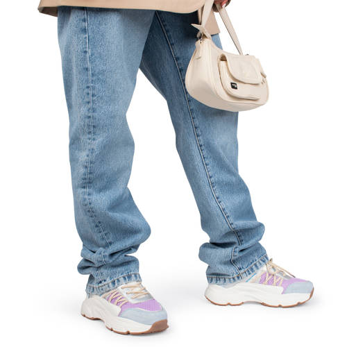 POSH by Poelman Ayoki chunky sneakers lichtroze/blauw afbeelding