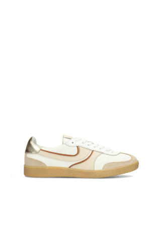 Polaro leren sneakers wit/beige