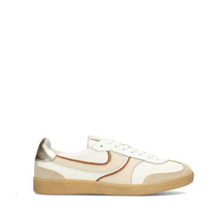 Polaro leren sneakers wit/beige