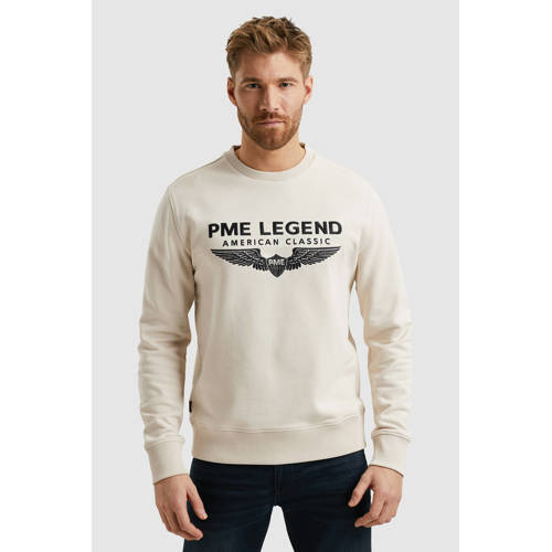 PME Legend sweater ecru afbeelding