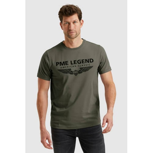 PME Legend regular T-shirt groen afbeelding