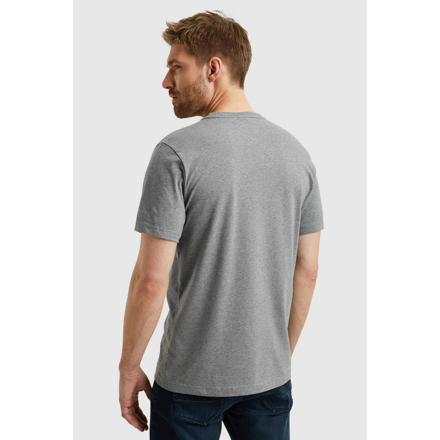 PME Legend T-shirt grijs melange