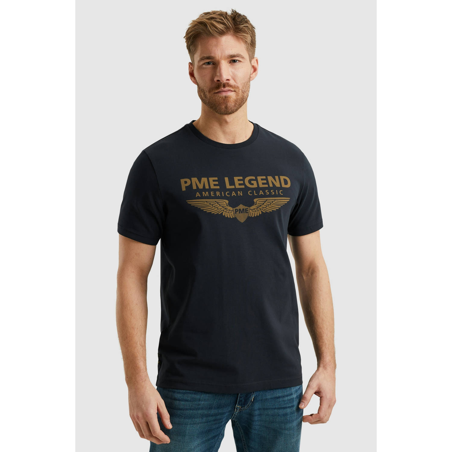 PME Legend T-shirt donkerblauw