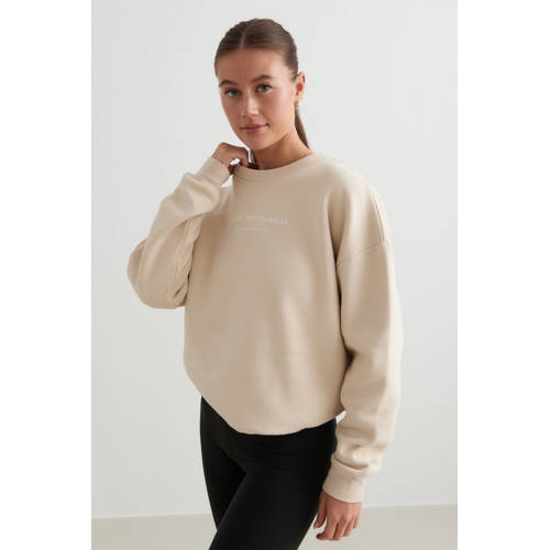 Aim'n sweater Serif beige afbeelding