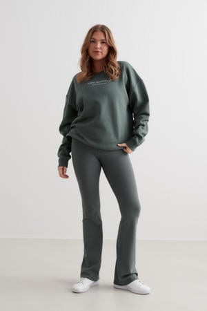 sweater Serif grijsgroen