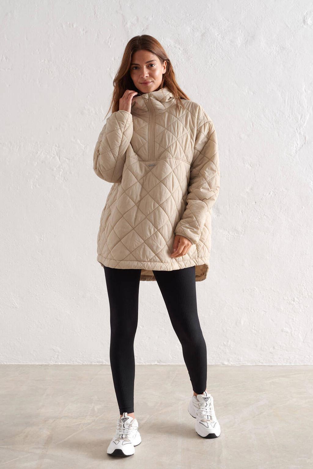 Aim'n oversized anorak beige