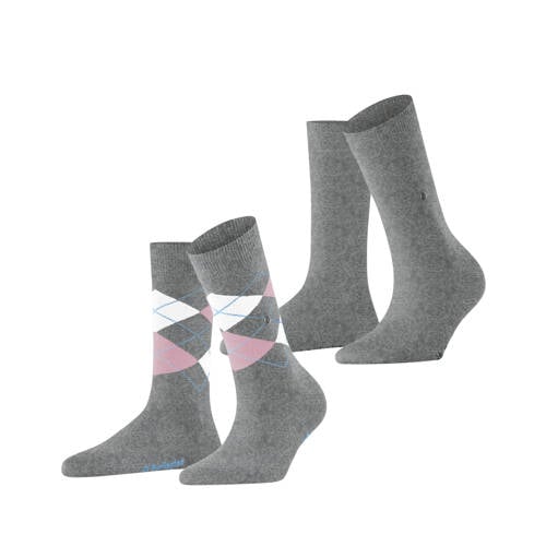 Burlington sokken Everyday Mix - set van 2 grijs afbeelding