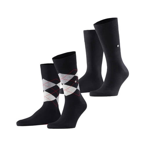 Burlington sokken Everyday Mix - set van 2 zwart afbeelding