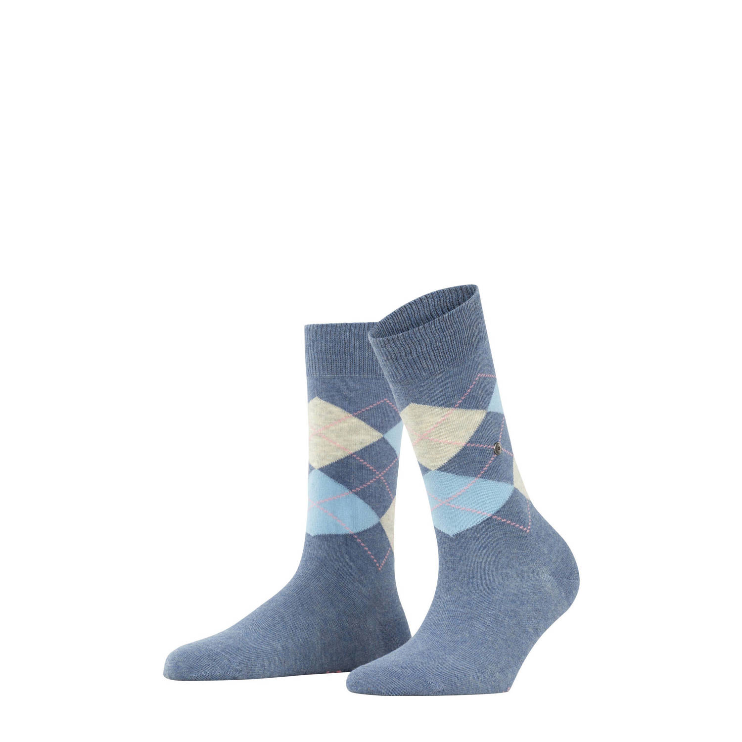 Burlington giftbox sokken Argyle 2-Pack SO set van 2 multi