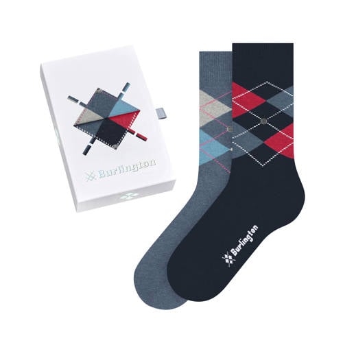 Burlington giftbox sokken Argyle 2-Pack SO - set van 2 multi afbeelding