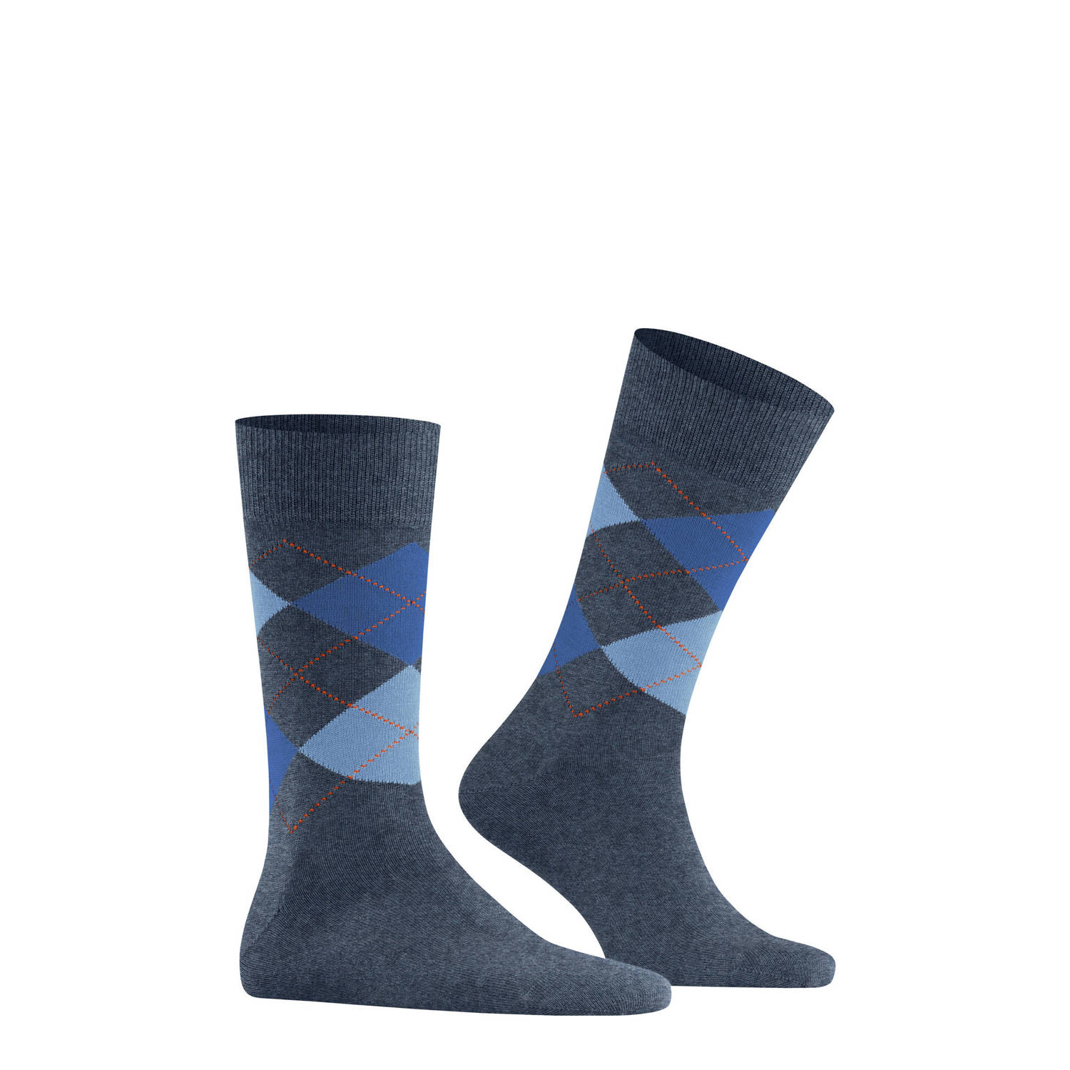 Burlington sokken Edinburgh SO blauw