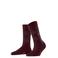 Burlington sokken Marylebone Lurex donkerrood