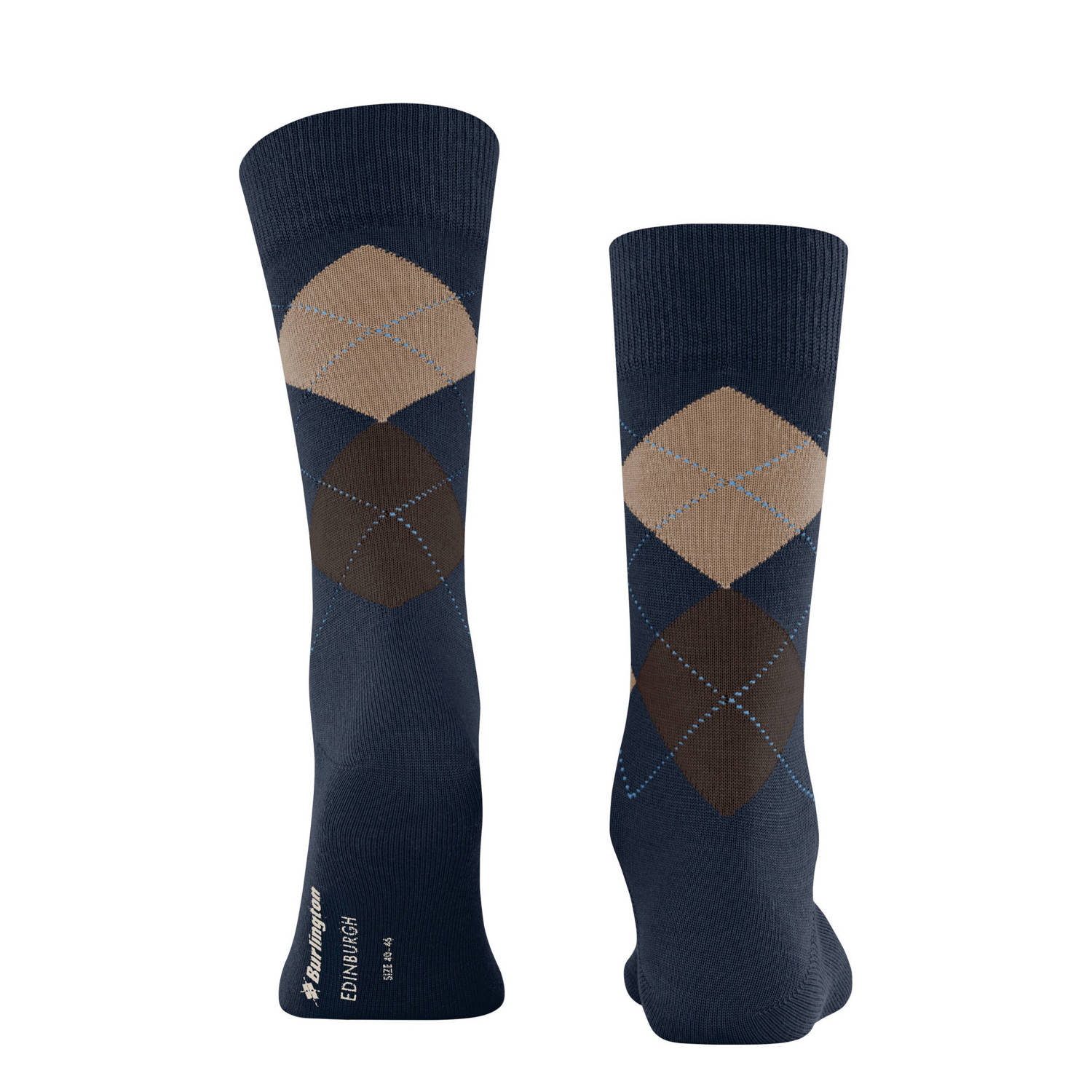 Burlington sokken Edinburgh SO donkerblauw