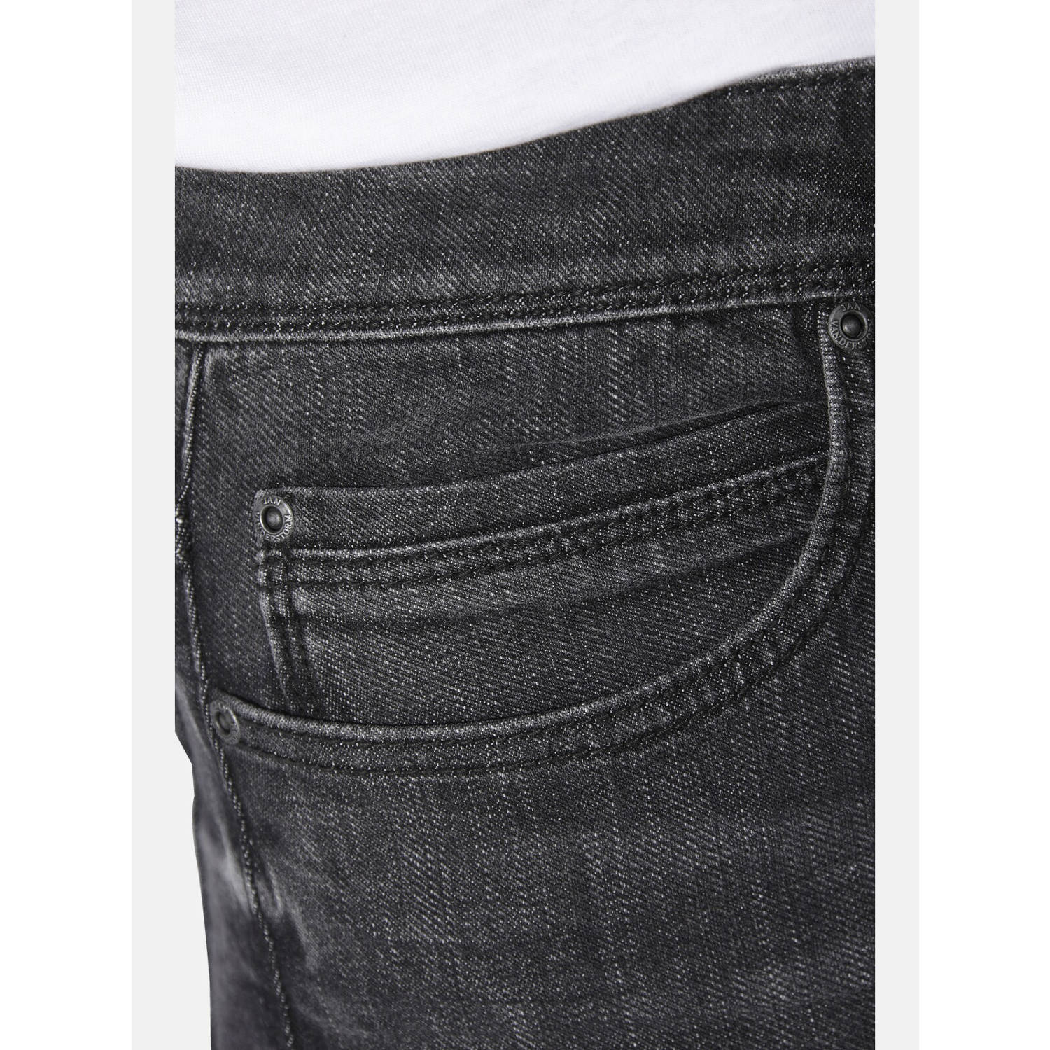 Jan Vanderstorm +FIT Collectie straight fit jeans FENLAN Plus Size zwart