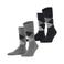 Burlington sokken Everyday Argyle SO - grijs/zwart (set van 2)