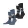 Burlington sokken Everyday Argyle SO - grijs (set van 2)