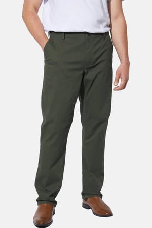 +FIT Collectie loose fit chino BARON RAMLEY Plus Size kaki