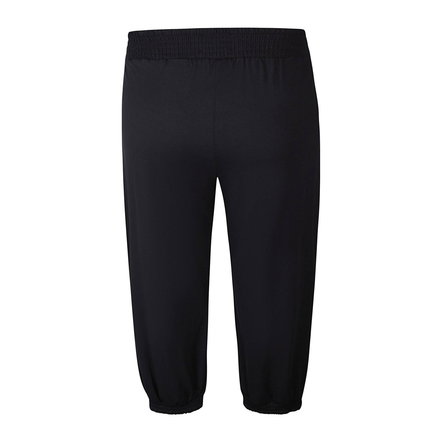 Zhenzi comfort fit regular waist broek zwart