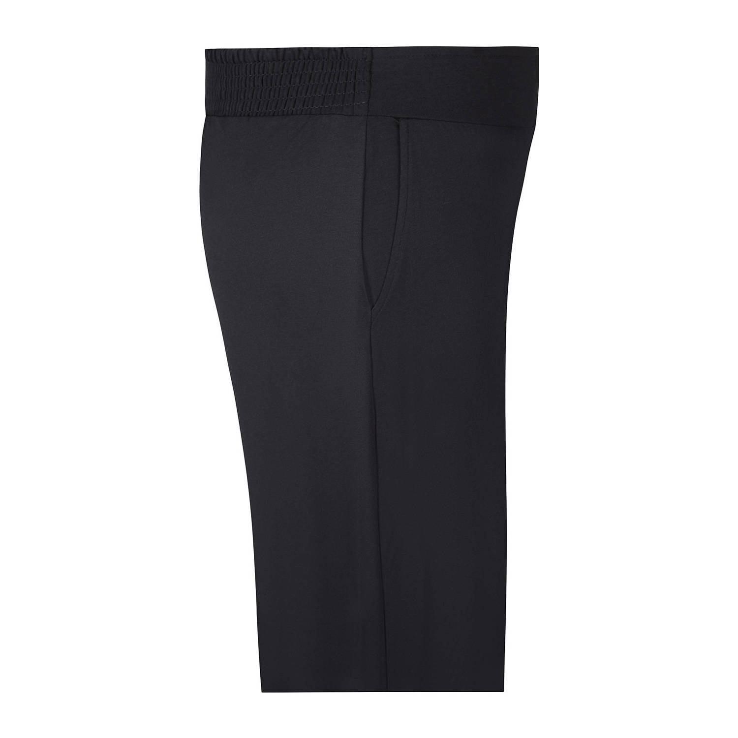 Zhenzi comfort fit regular waist broek zwart