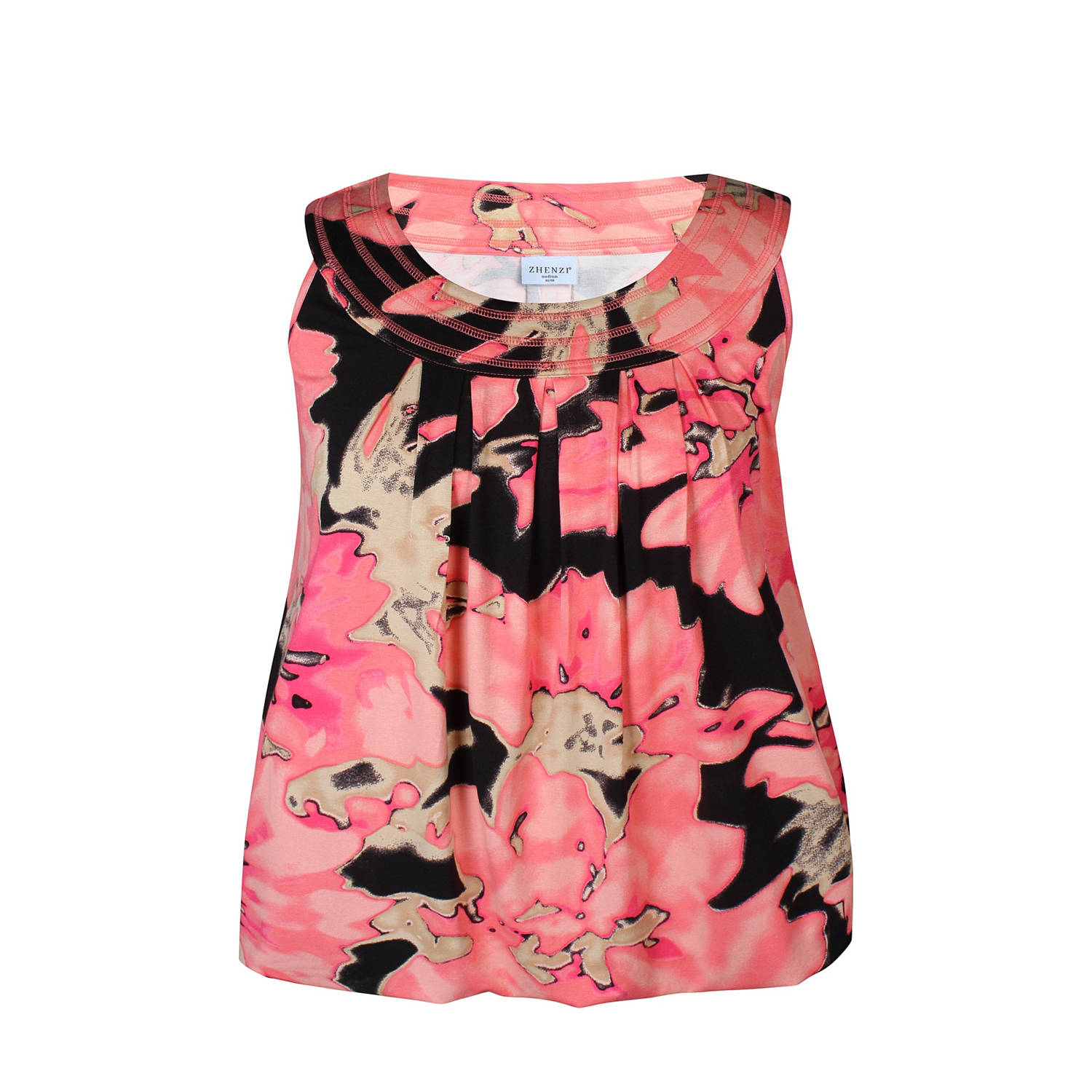 Zhenzi singlet koraalrood
