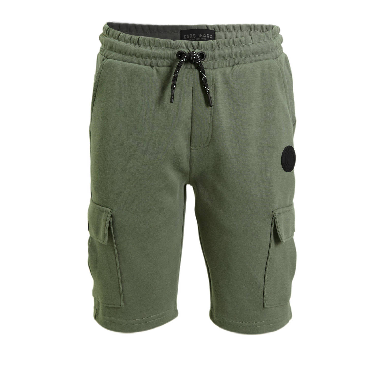 CARS JEANS Regular fit sweatshorts met labelpatch model 'Shanes'
