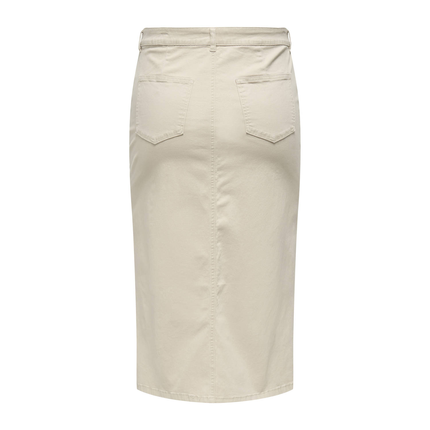 ONLY CARMAKOMA spijkerrok beige