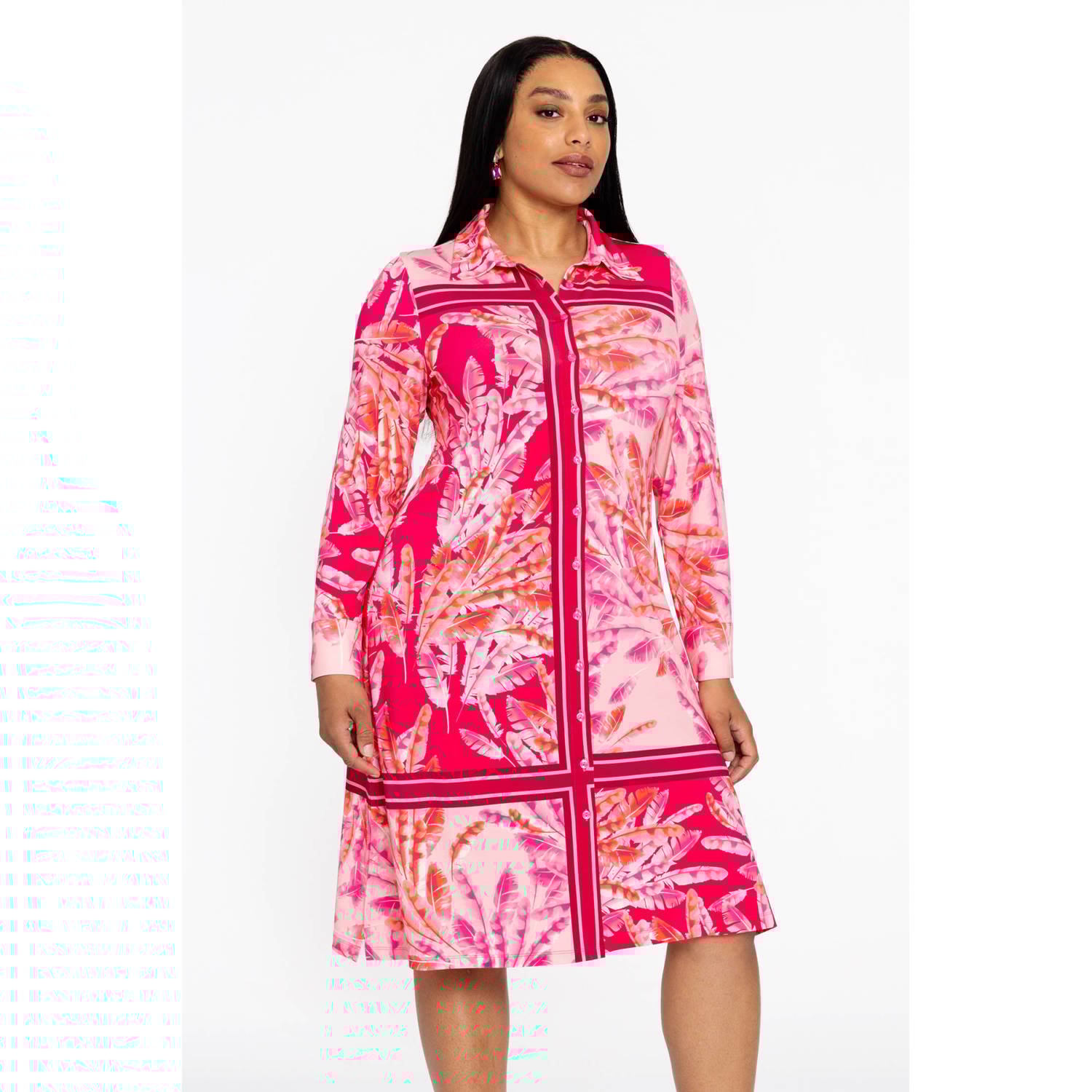 YOEK blousejurk roze