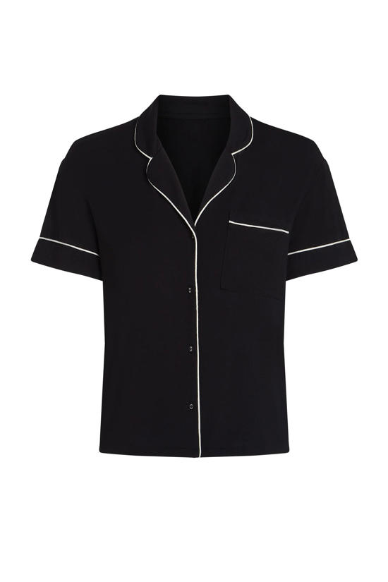 zwarte pyjamatops & -shirts dames