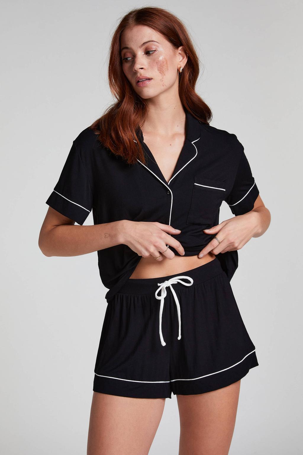 Hunkemöller pyjamashort zwart