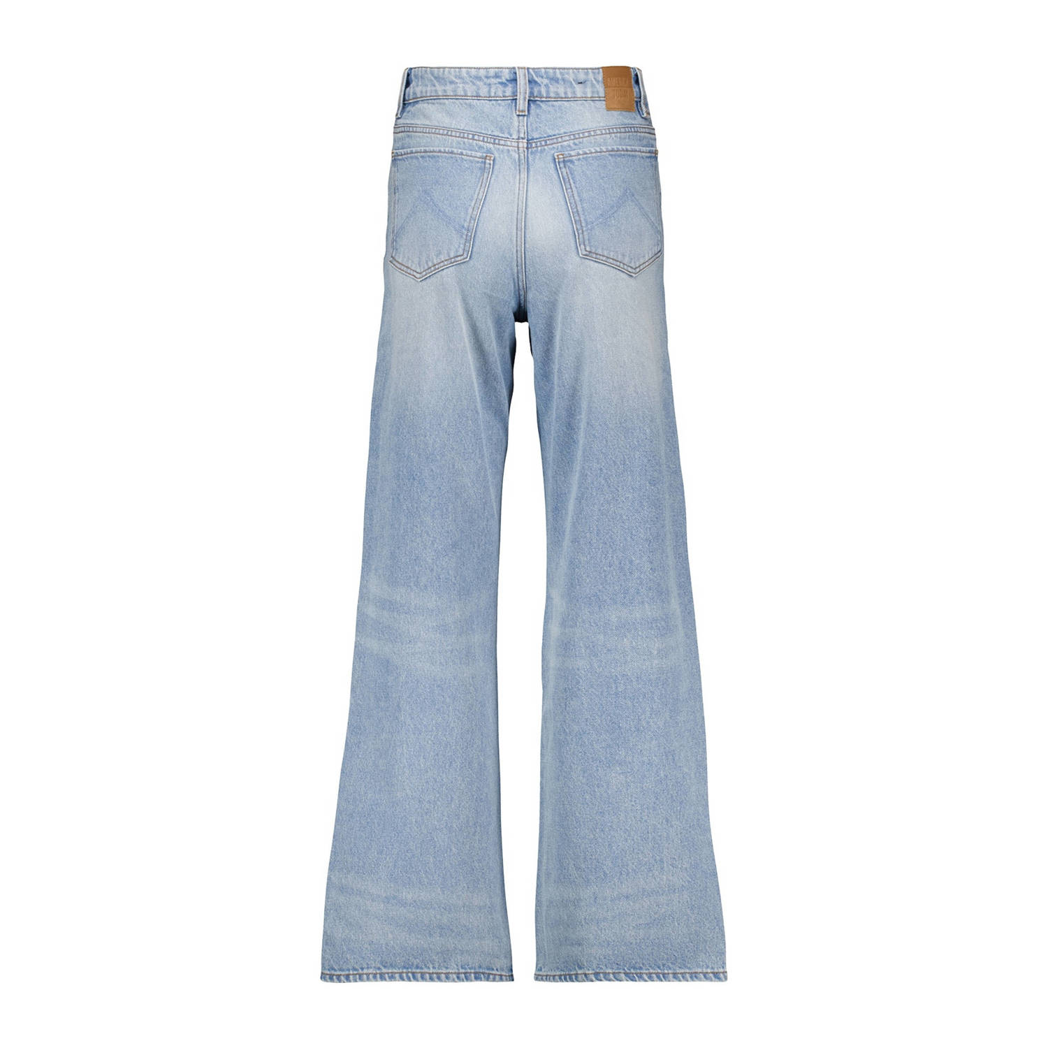 America Today high waist flared jeans medium blue denim