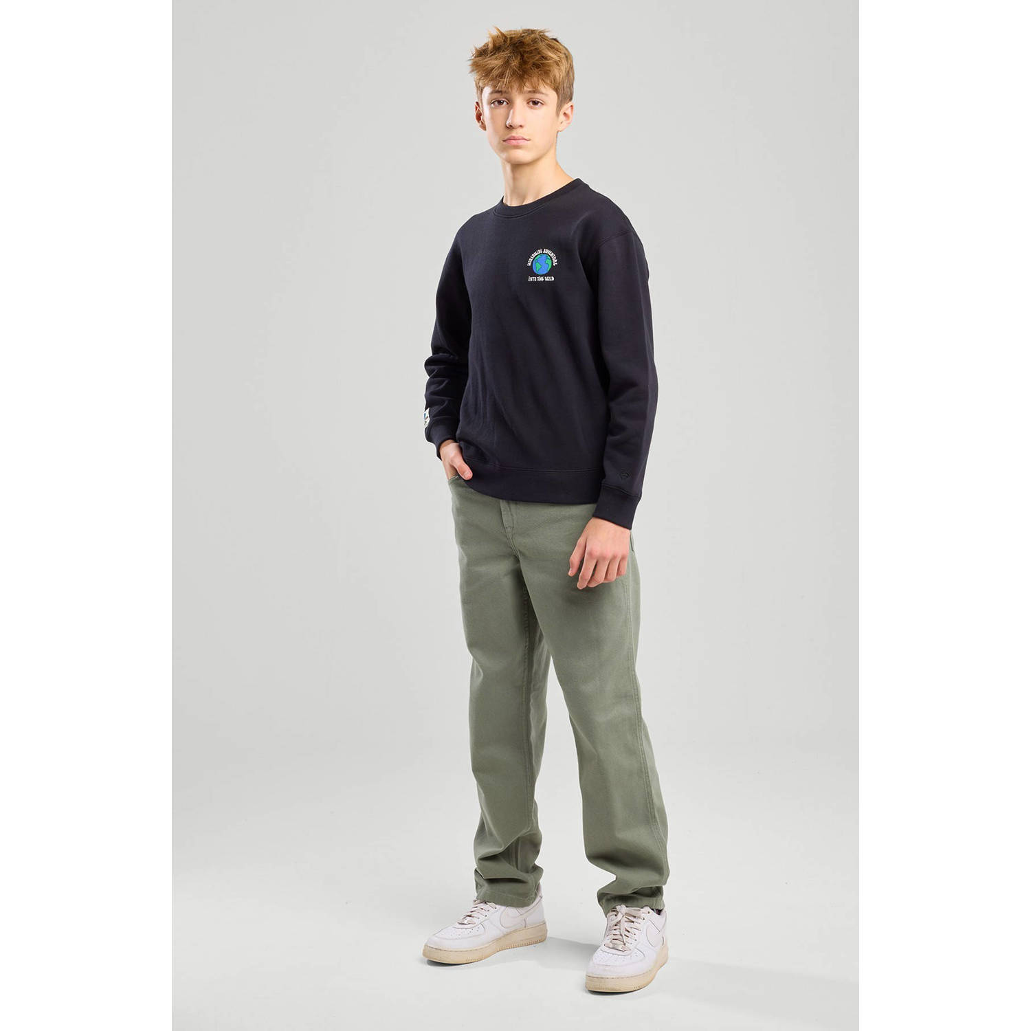 America Today sweater zwart