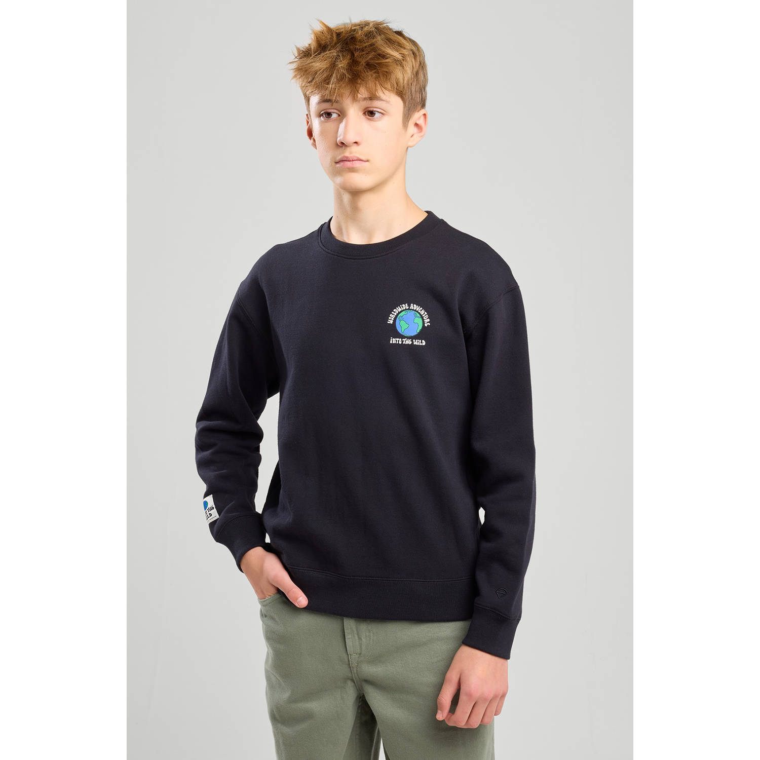America Today sweater zwart