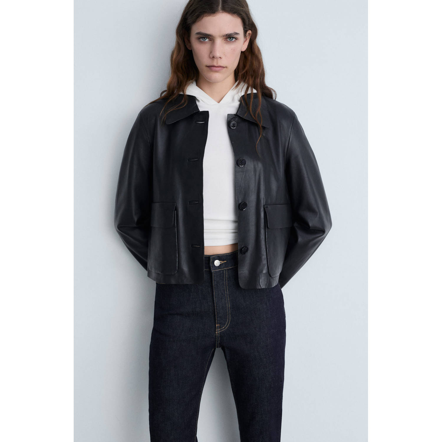 Mango slim fit jeans dark blue denim