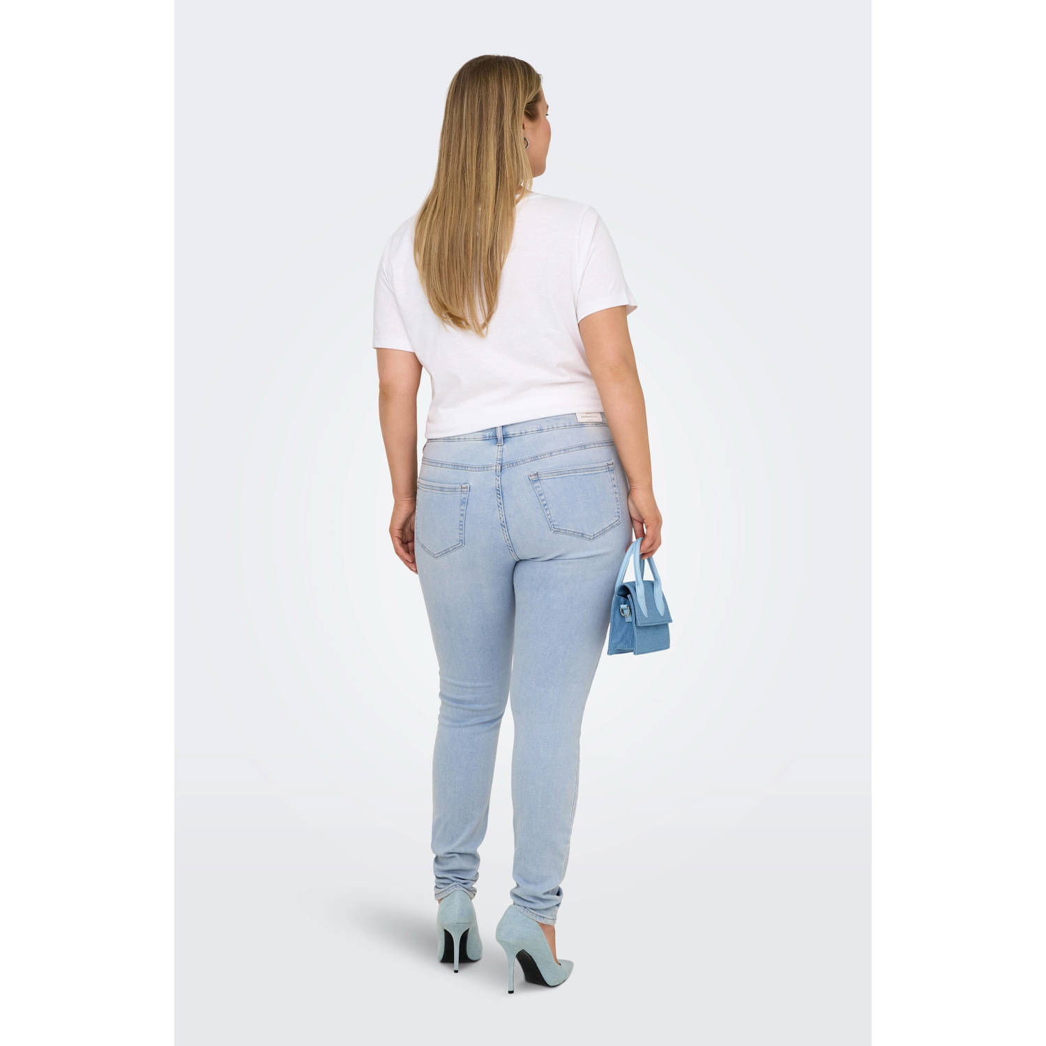 ONLY CARMAKOMA skinny jeans light blue denim