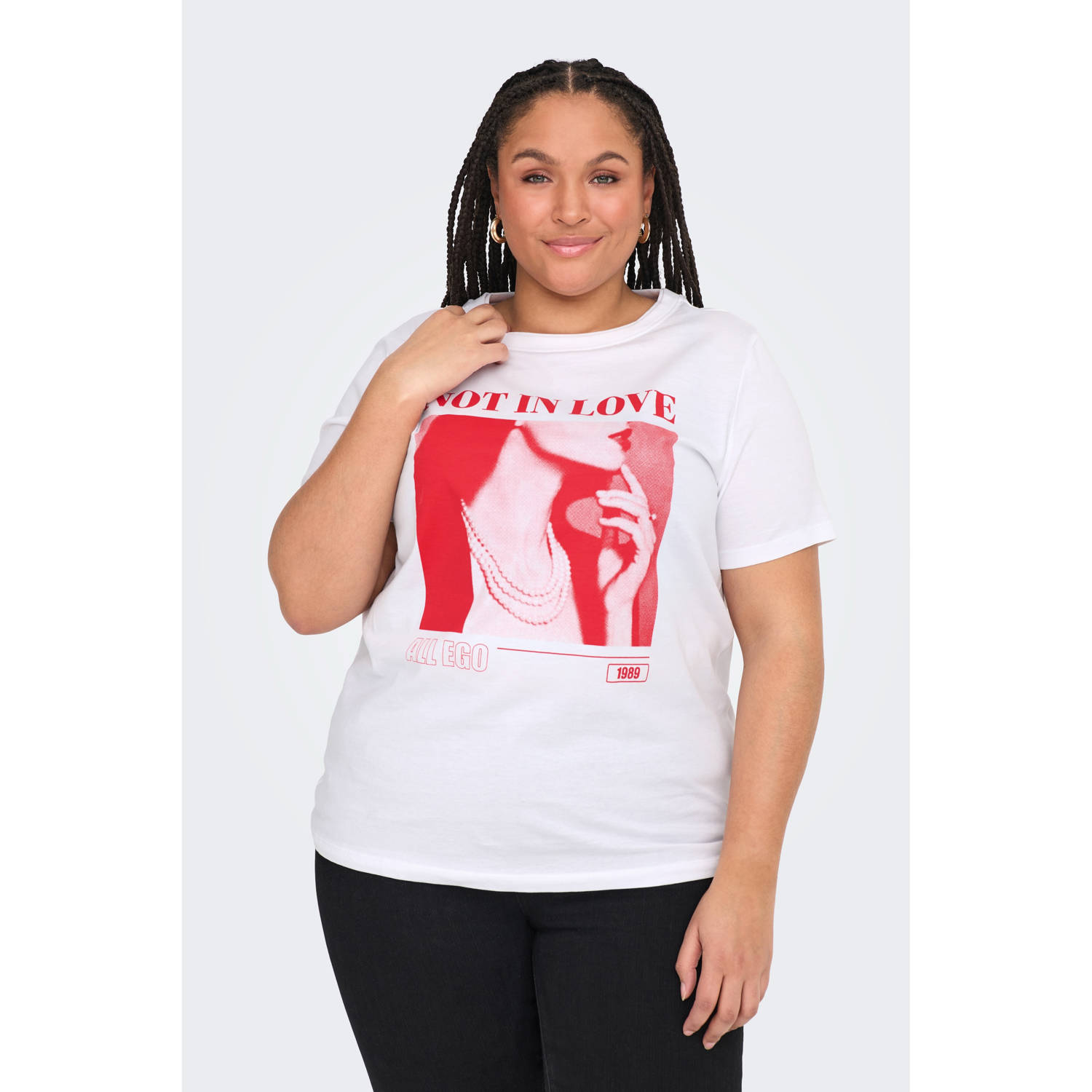 ONLY CARMAKOMA T-shirt wit