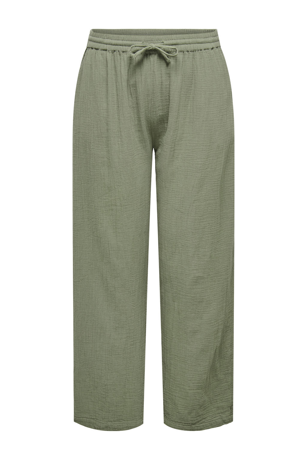 ONLY CARMAKOMA wide leg regular waist broek aubergine