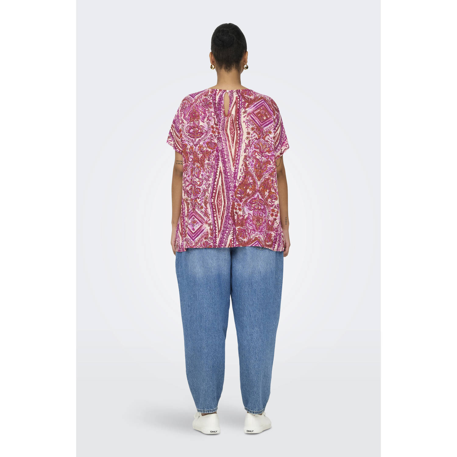 ONLY CARMAKOMA top roze
