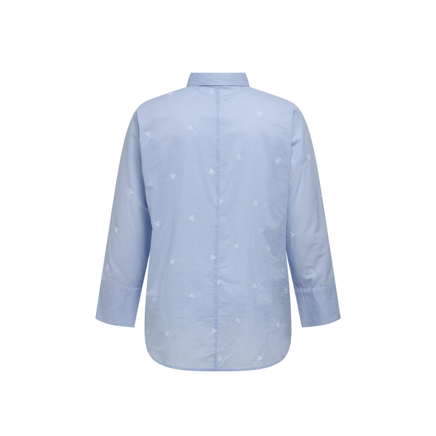 ONLY CARMAKOMA blouse lichtblauw