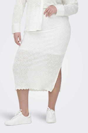 midi rok wit
