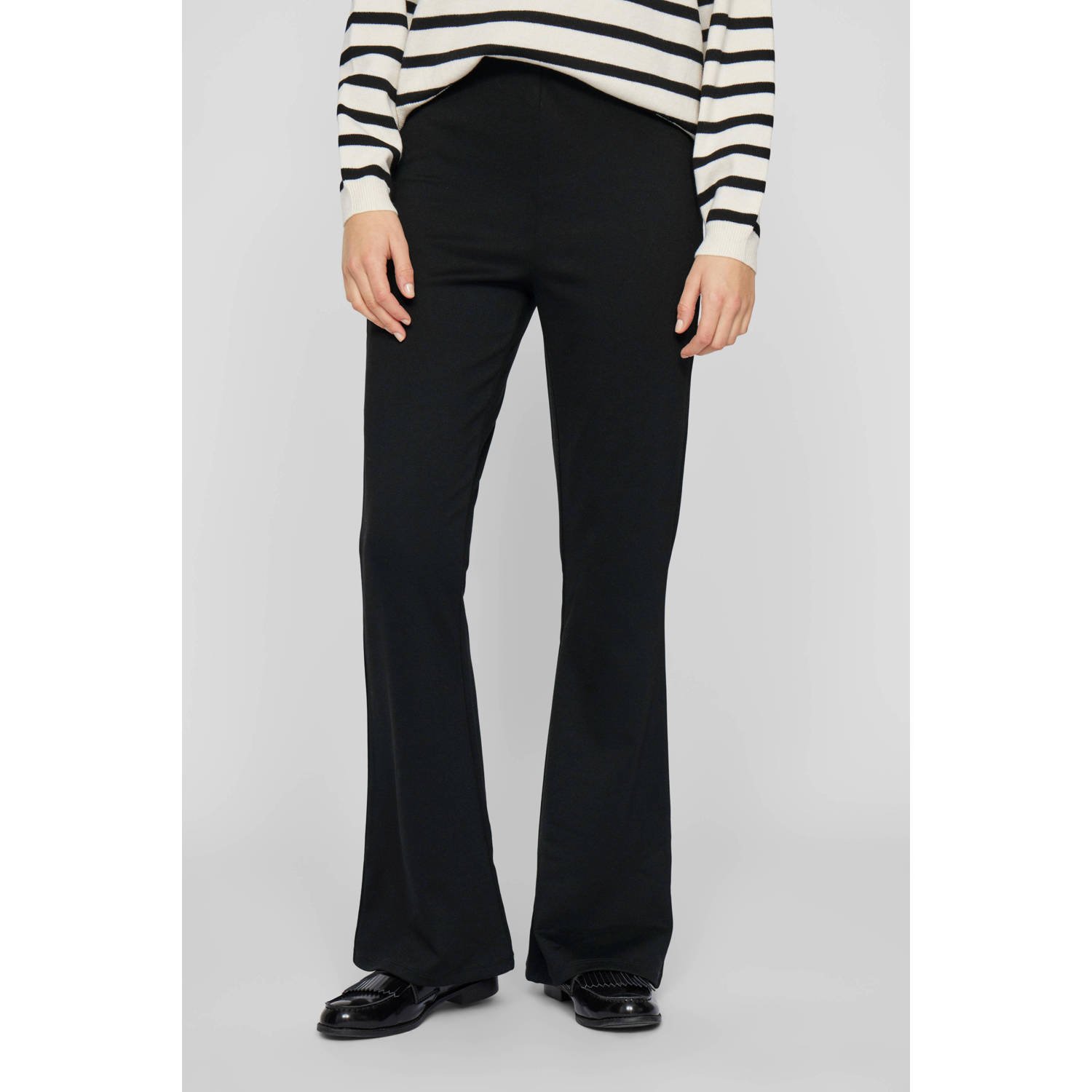 Vila Bootcut stoffen broek met elastische band model 'VILDE'