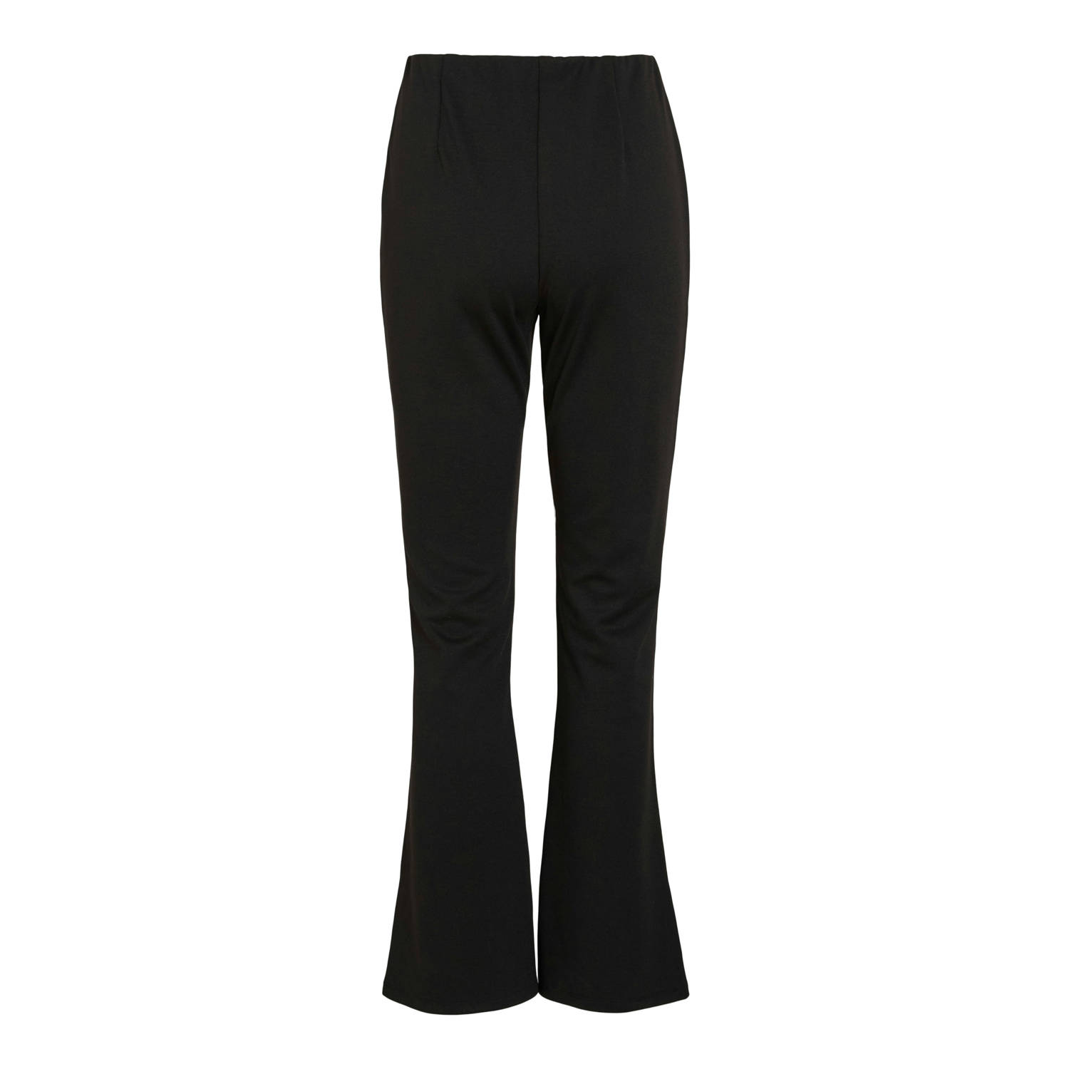 VILA flared high waist legging VIVILDE zwart