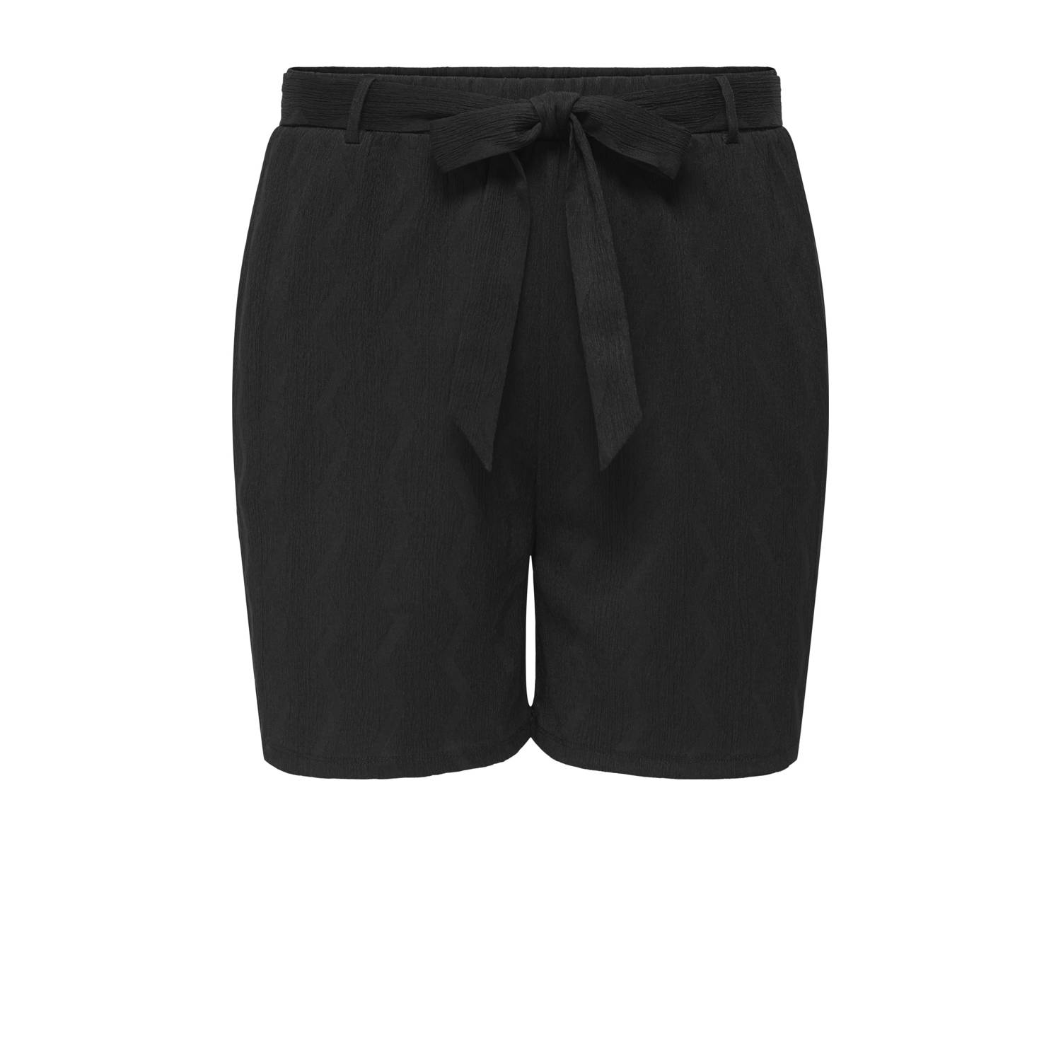ONLY CARMAKOMA comfort fit high waist casual short zwart