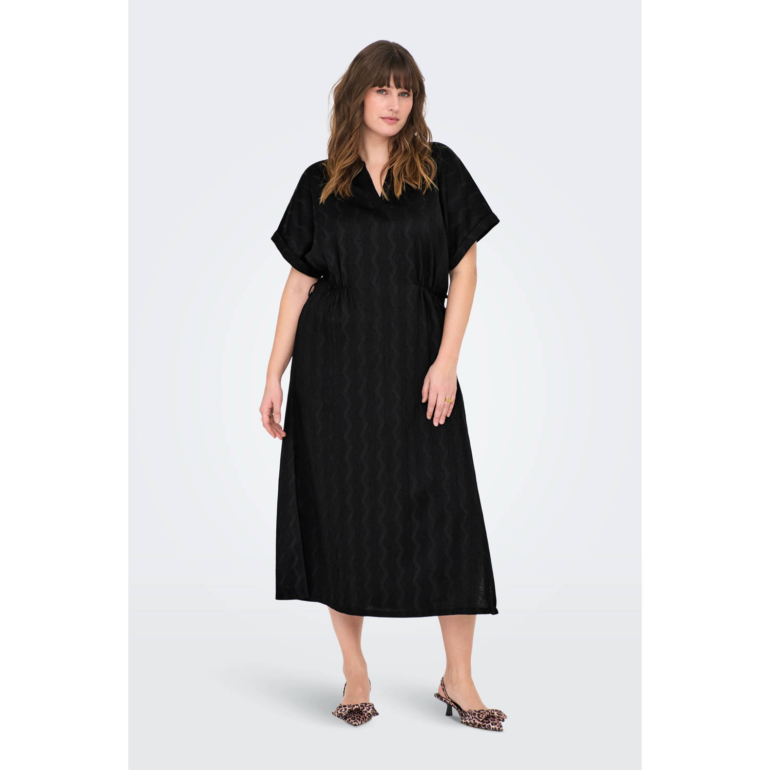 ONLY CARMAKOMA zomerjurk zwart