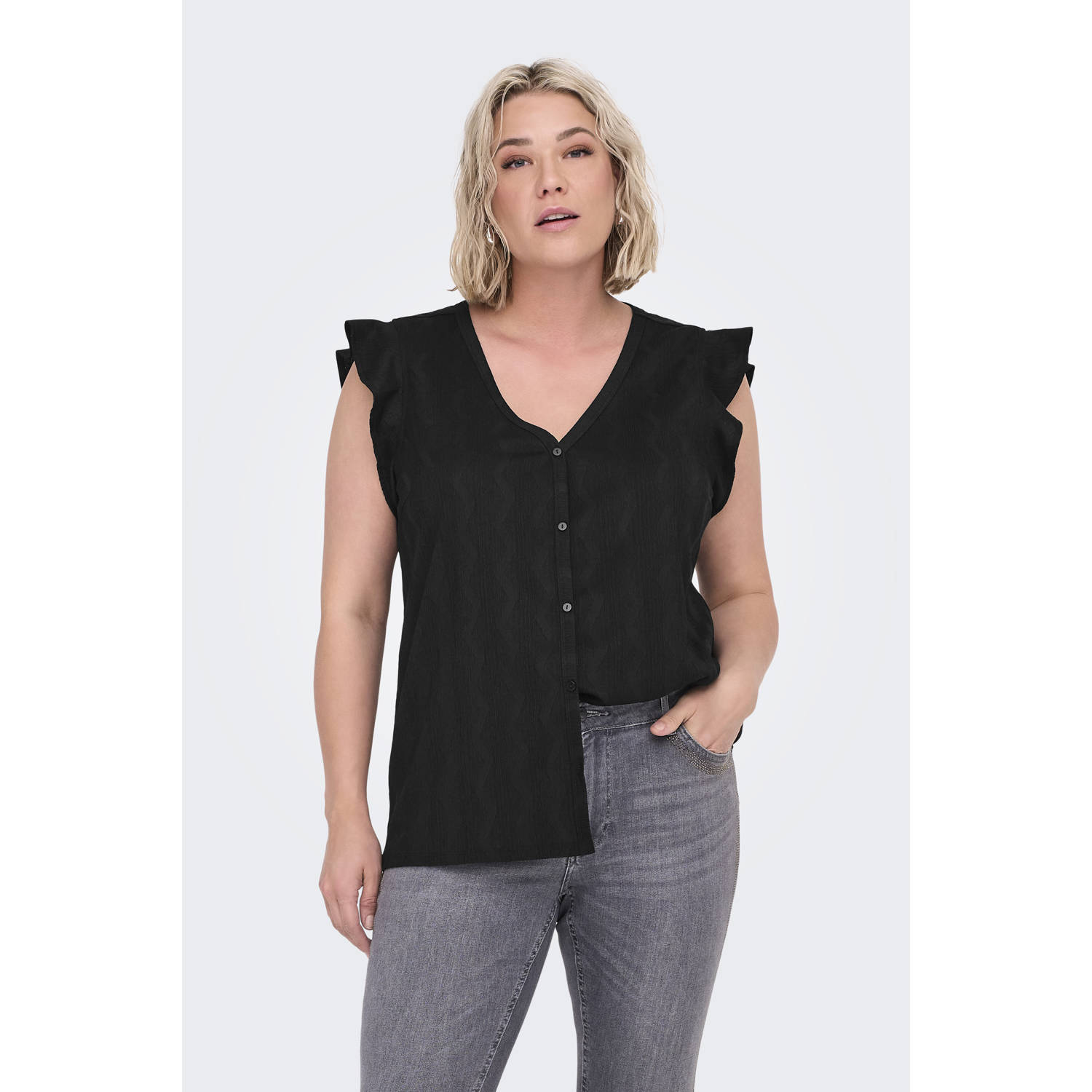 ONLY CARMAKOMA top zwart