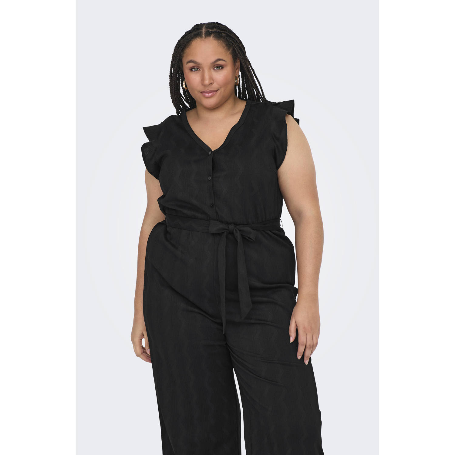 ONLY CARMAKOMA jumpsuit zwart