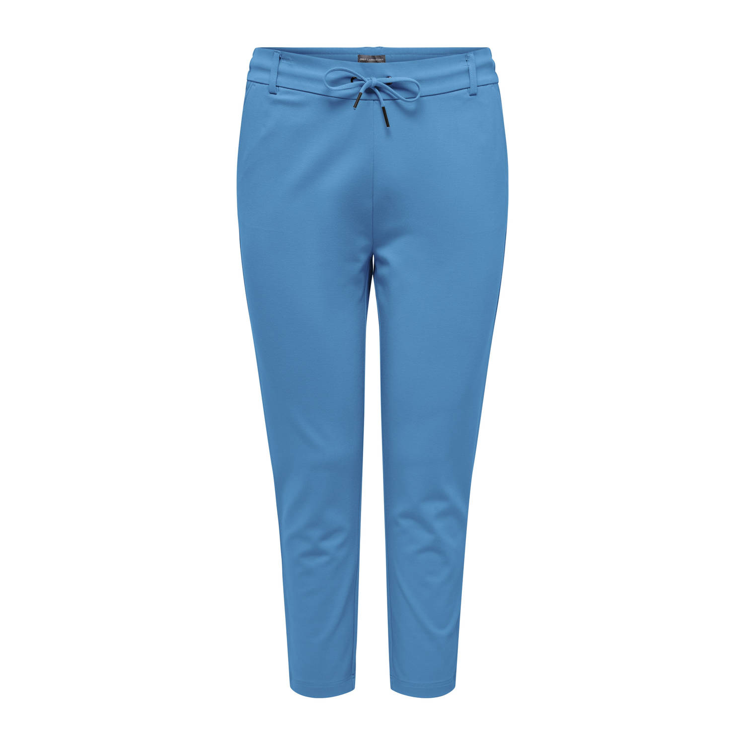 ONLY CARMAKOMA slim regular waist casual broek blauw