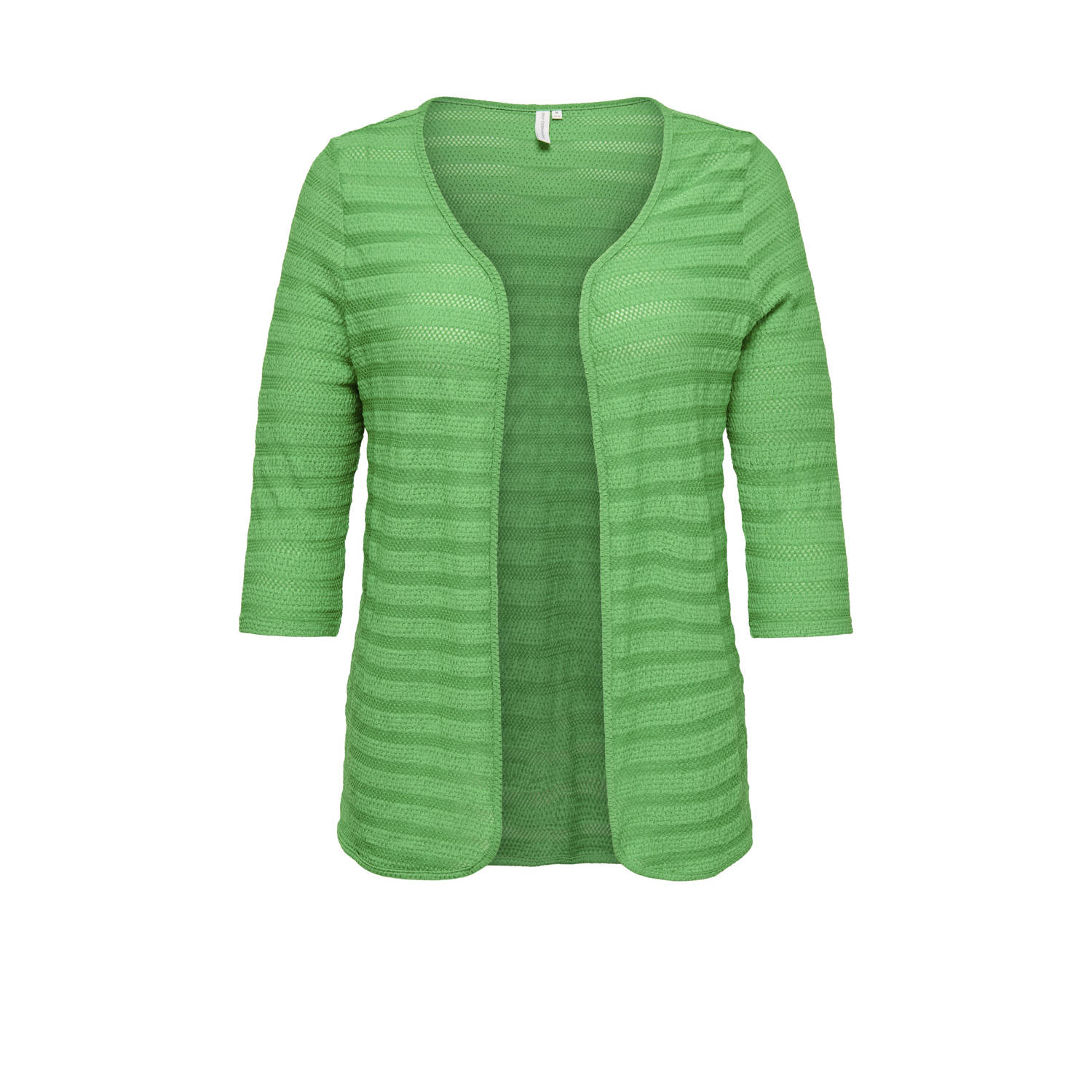 ONLY CARMAKOMA gebreid vest groen
