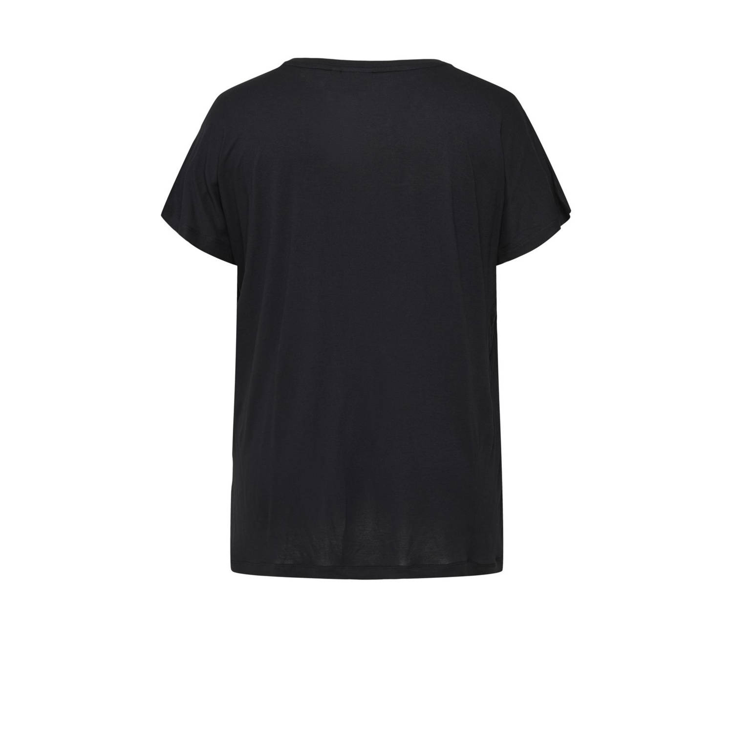 ONLY CARMAKOMA T-shirt zwart